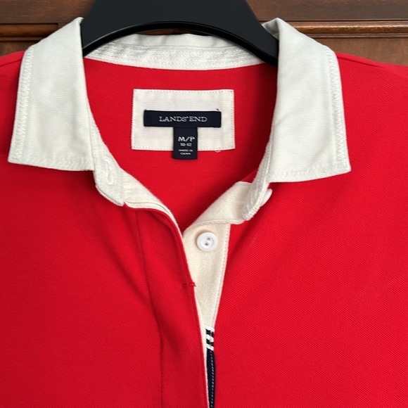 Land’s End Red Jersey Knit Dress Size M/P 10-12 - Picture 2 of 3